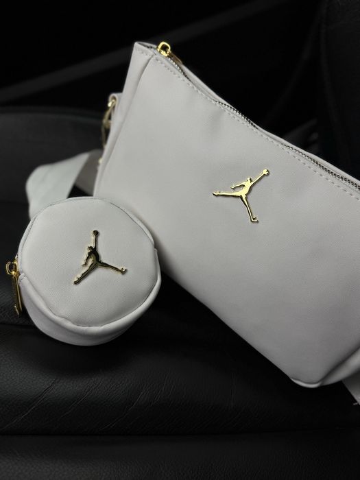 Біла жіноча сумка Jordan Crossbody Bag сумка через плече