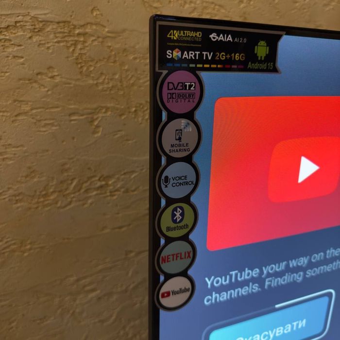 Телевизор Xiaomi 24,32,42,45,50,55 Android 15 Smart TV T2 Гарантия 3 г