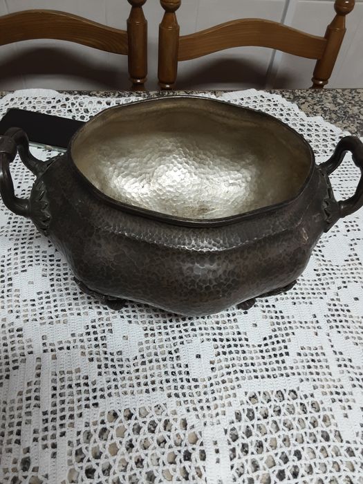 Terrina  em prata da ourivesaria Falcão Covilhã  Antiga