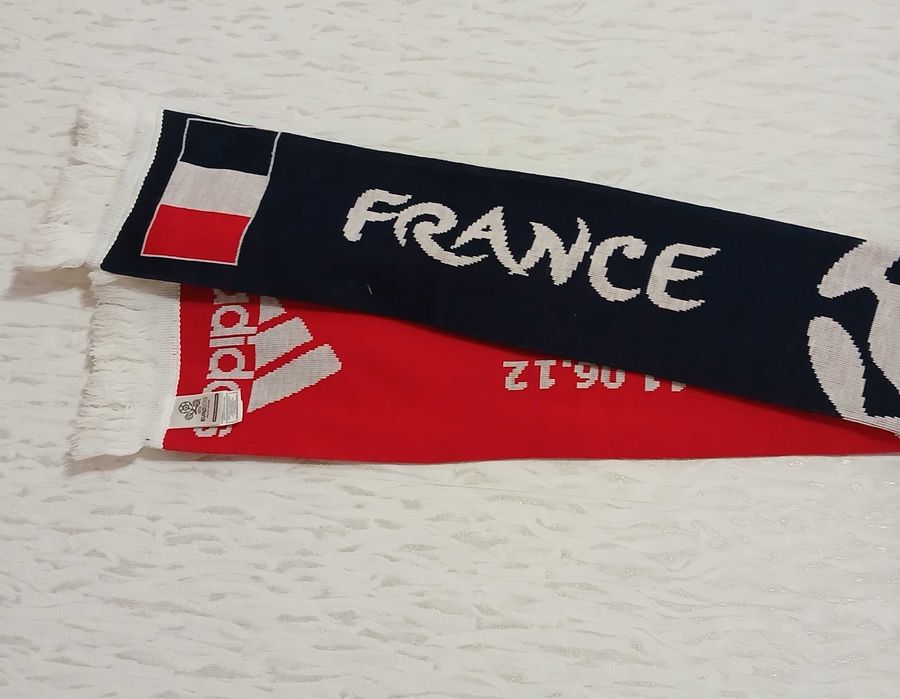 Футбольный Шарф (100% Хлопок) НОВЫЙ Франция Англия