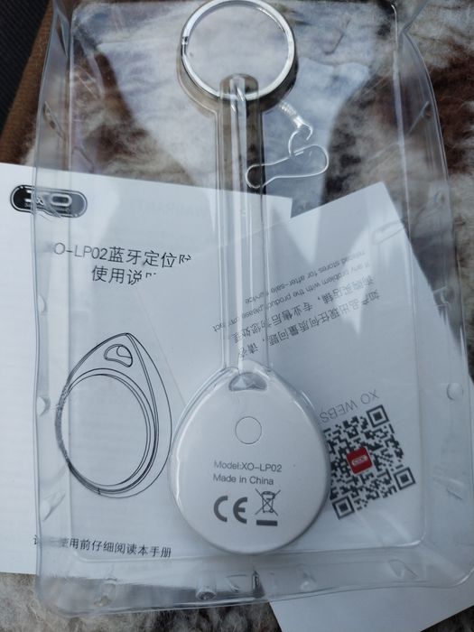 Розумний Брелок XO LP02 for Apple  Anti-Lost Колір Білий