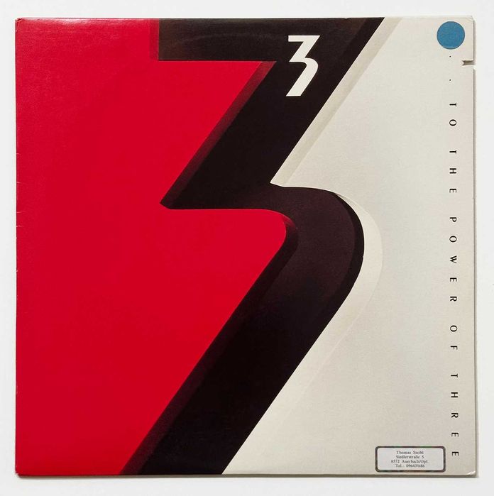 LP 3 To The Power Of Three. VG+/NM