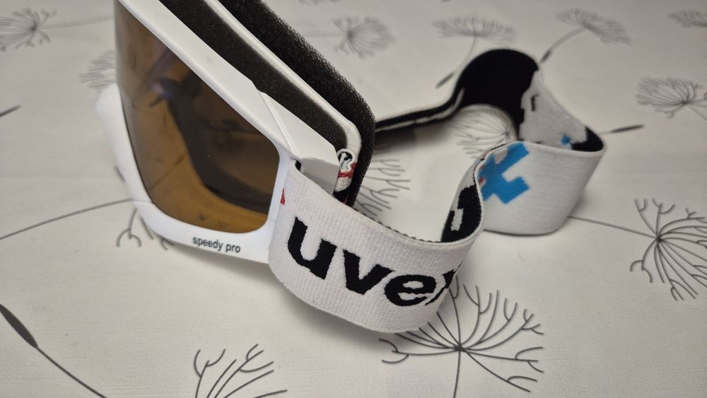 Gogle dziecięce UVEX junior białe