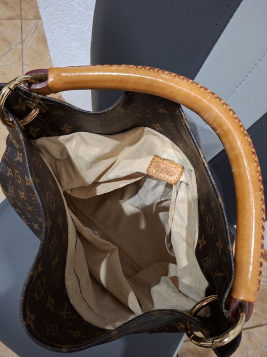 Louis vuitton torebka worek skora