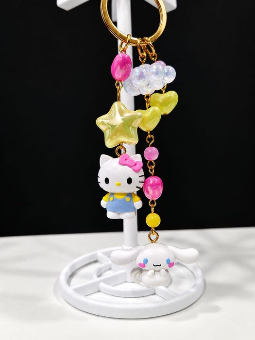 Porta-chaves Temático Hello Kitty - Kitty White / Cinnamorol