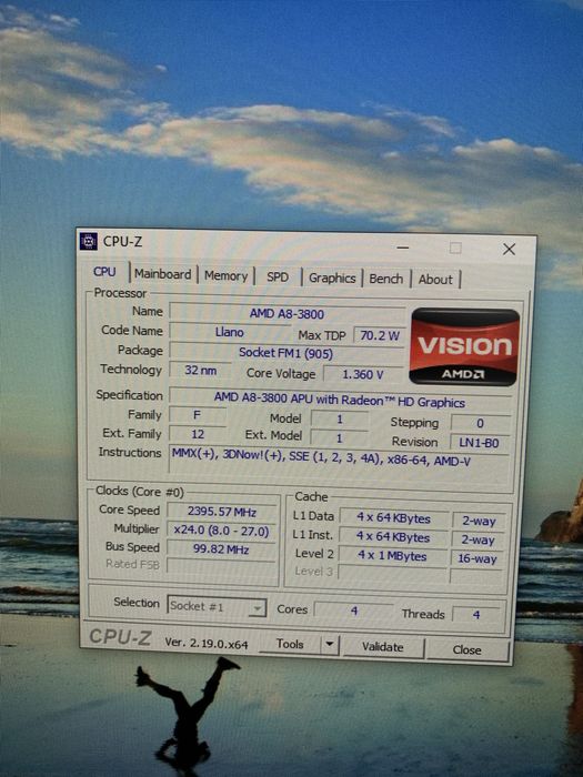 ПК, системний блок: AMD, 8Gb, SSD 120Gb, HDD