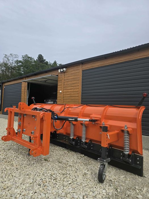 Pług hydrauliczny prosty Metal-Technik 2,6-3,0m komunalny euro tuz