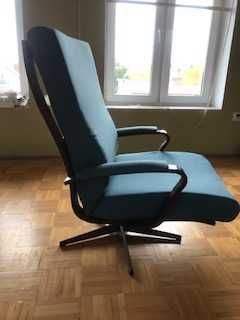 fotel obrotowy turkusowy