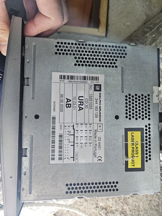 Radio opel cd30!