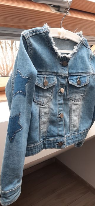 Katana dziecięca jeansowa dla dziewczynki 6 lat