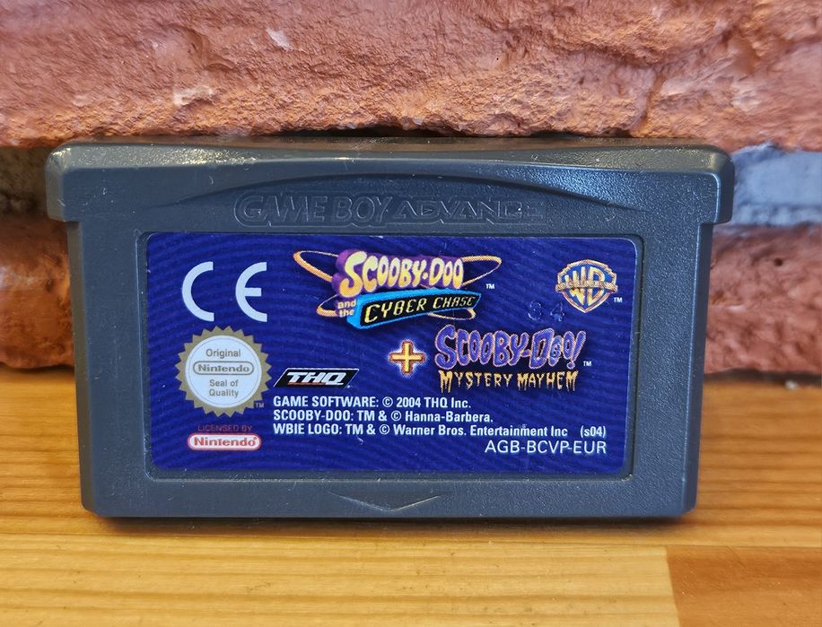 Gameboy game boy advance Scooby-Doo Cyber Chase + Mystery Mayhen ds