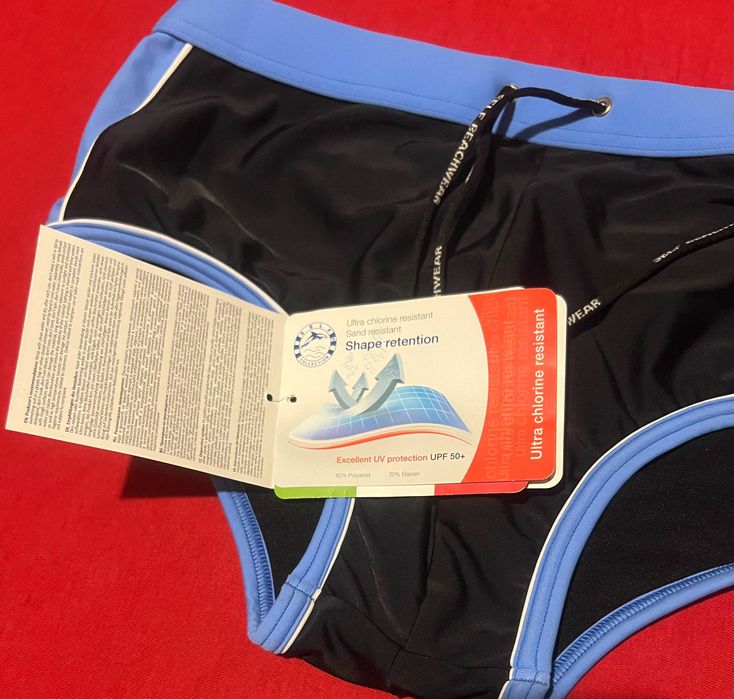 Высококачественные плавки Self анти хлор, анти песок UPF 50+ L/XL