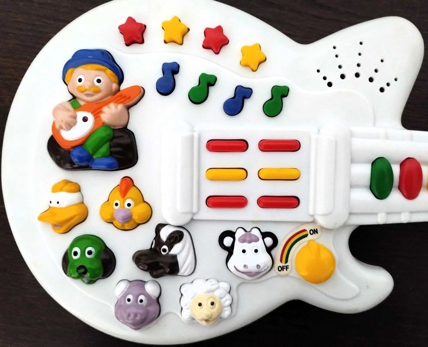 Brinquedo Criança Musical Guitarra Pilhas Embalagem Original