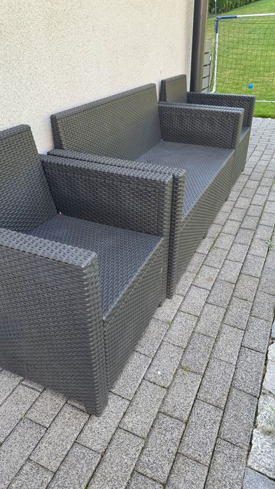 Zestaw ogrodowy ratan