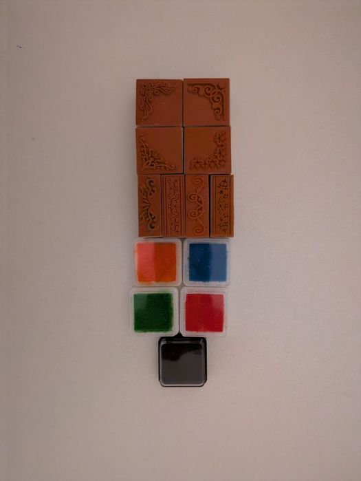 Carimbos + Tinta Scrapbooking