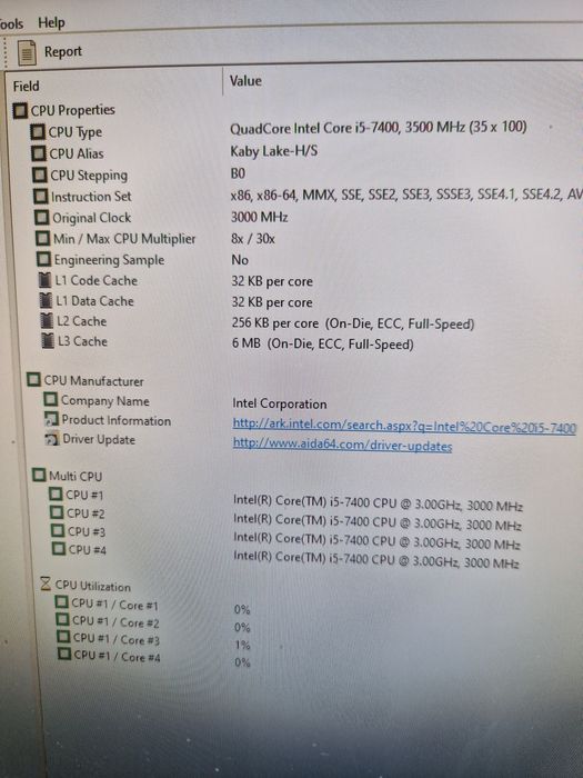 Intel i5-7400 3.5Ghz/8gb ddr4/500W Системний блок Hewlett-Packard