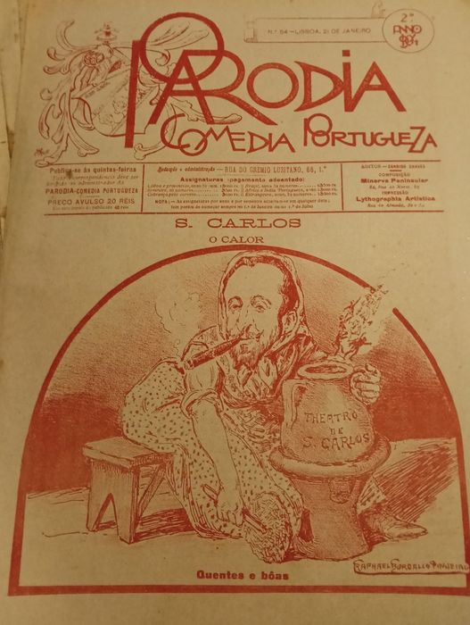 A Paródia Comédia Portuguesa, Bordalo Pinheiro