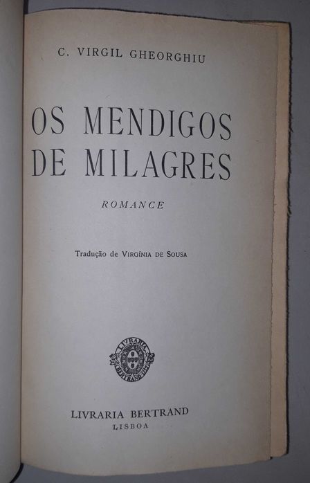 Livro Ref Par1- C. V. Gheorghiu - Os Mendigos de Milagres