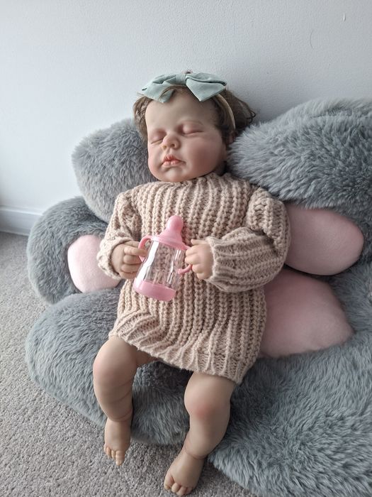 Lalka jak żywe dziecko reborn piękna NOWA duża prawie 50 cm , kończyny