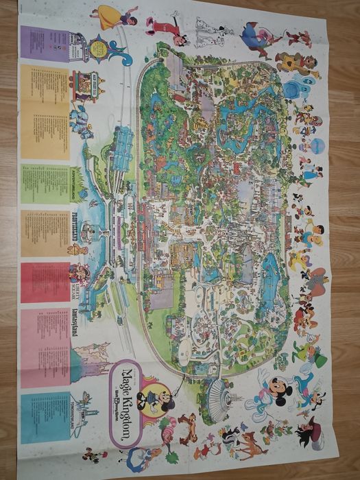 Mapa Magic Kingdom Disney