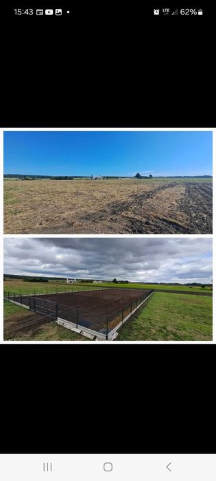 Glebogryzarka separacyjna niwelacja trawa