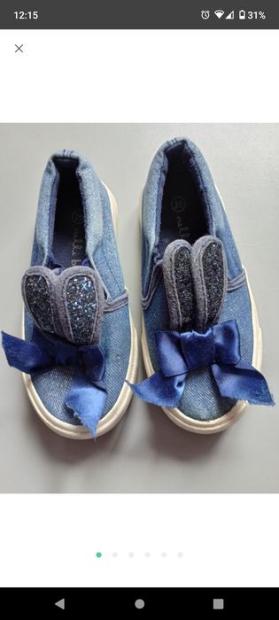 Джинсові кеди дитячі