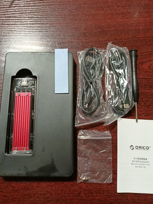 Зовнішня кишеня Orico TCM2-C3 для M.2 SSD NVMe (PCIe) – USB 3.1 Gen2 T