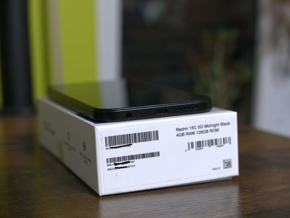 Redmi 15C 5G 128GB | Bateria 6000 mAh | 6.9" 120Hz | NFC | Jak nowy / Pudełko