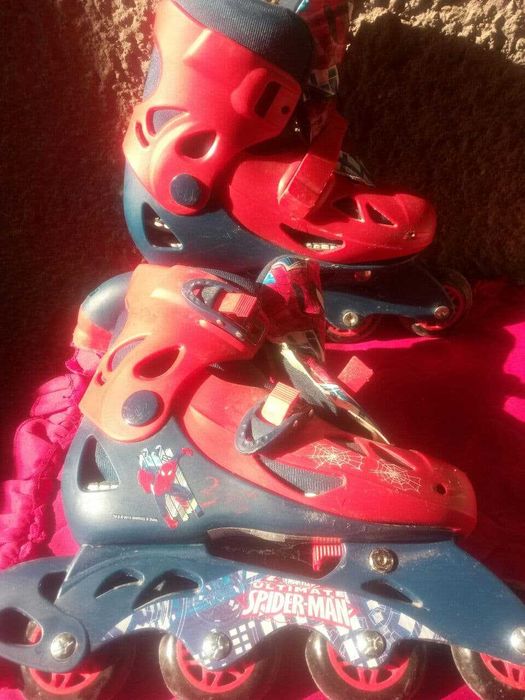 Ролики человек паук