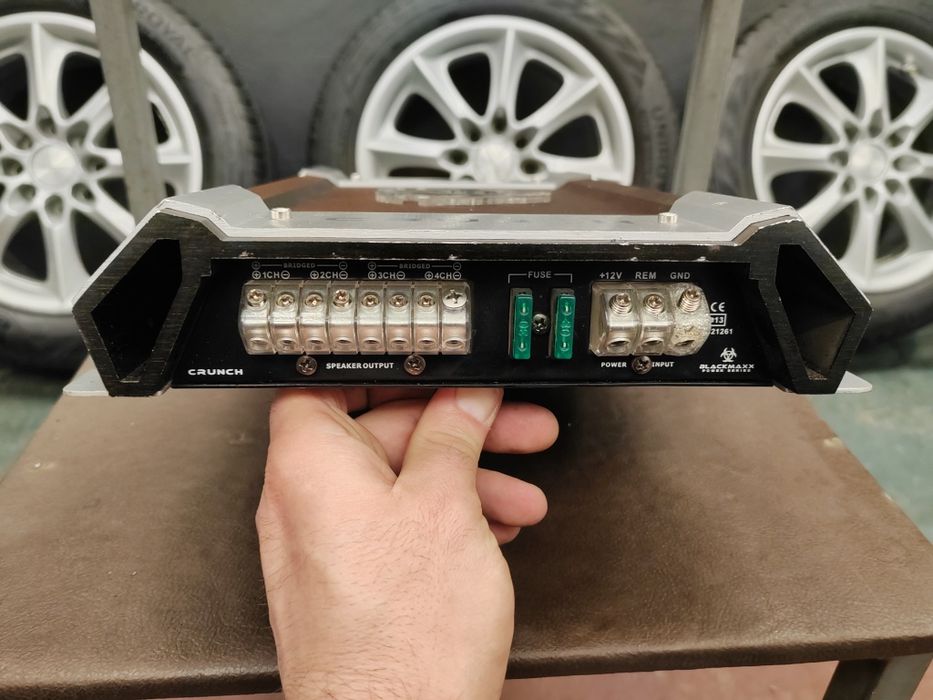 Авто аудио усилитель 4х канальный Crunch blackmaxx mxb 4150i: 6