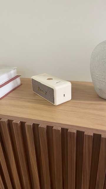 Coluna Portátil Marshall Emberton III (Cream)  |Nova