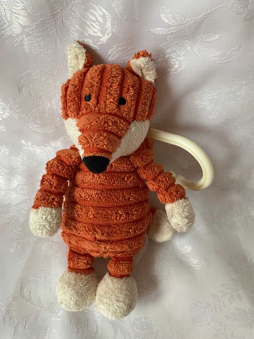 JELLYCAT  zawieszka do wózka  do rozciągania Lisek 17cm