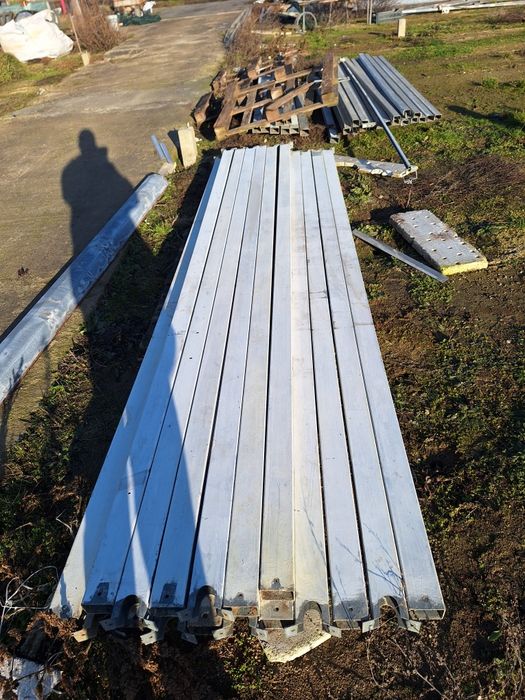 Słupki stalowe ocynkowane 50x80