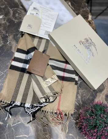 Шарф Барберри классическая клетка Burberry в подарочной упаковке