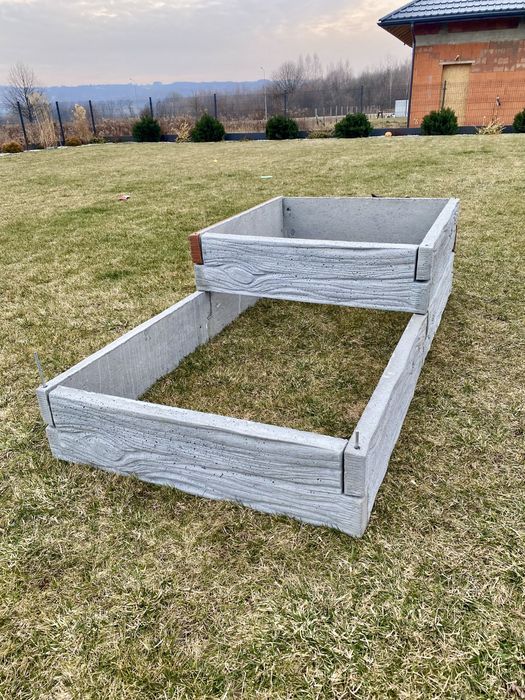 Warzywnik betonowy, rabata betonowa, warzywniak, rabatka, skrzynia