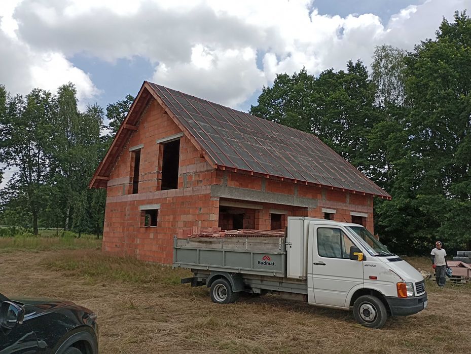 Dom w stanie surowym 136m2 blisko lasu
