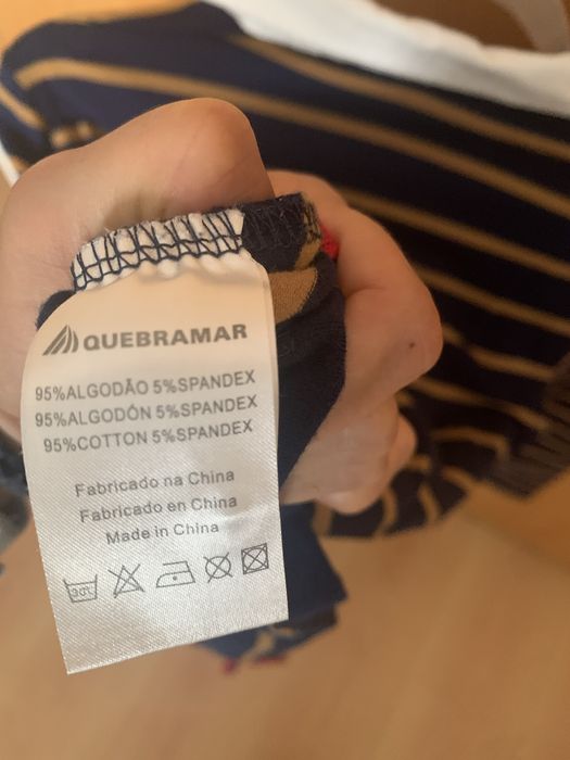 Polo manga comprida . Marca Quebramar