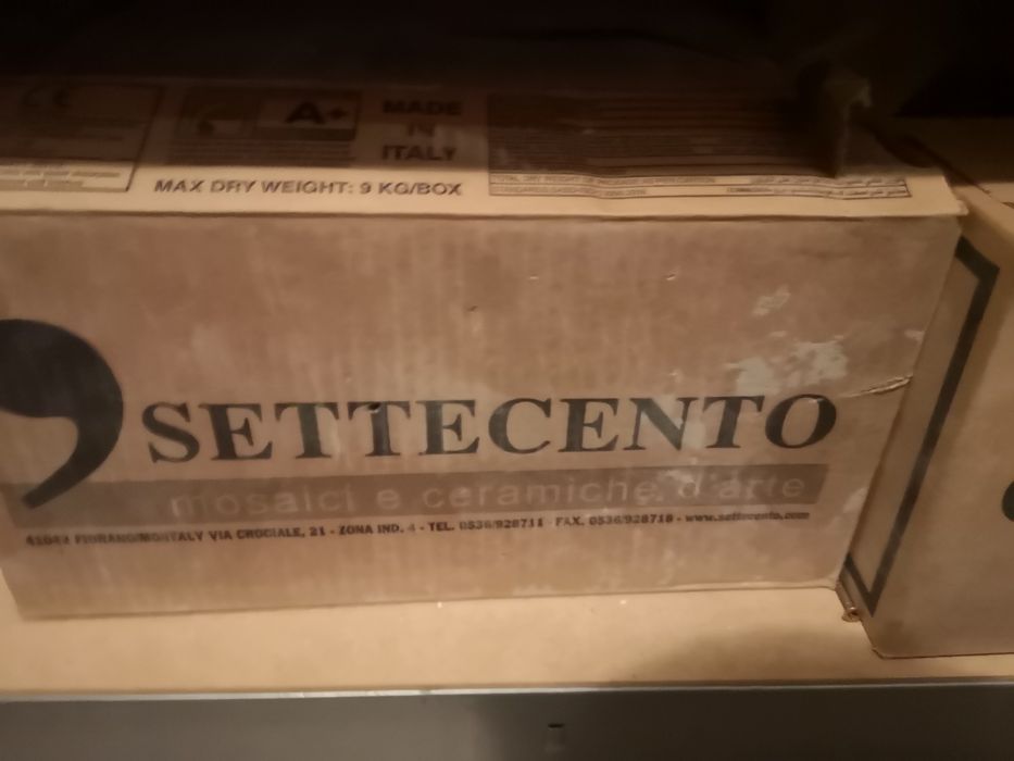 Płytki Settecento blanco 7x29cm białe A+, jodełka