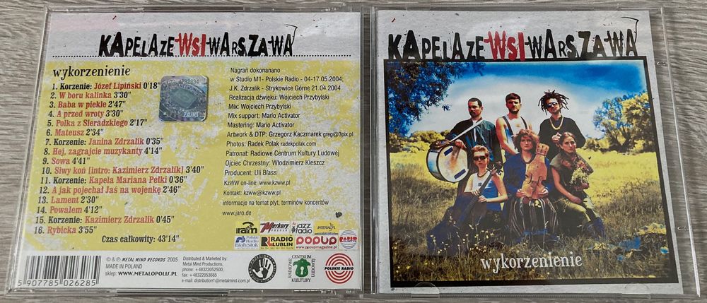 Kapela Ze Wsi Warszawa "Wykorzenienie" CD MMP 2005