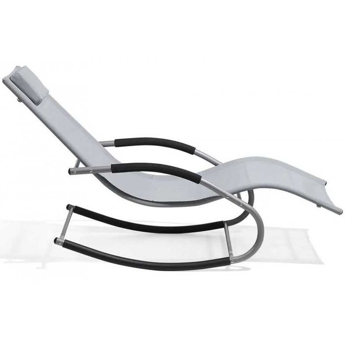 Шезлонг лежак кресло качалка до 120 кг.