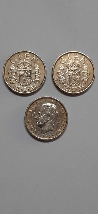 Moedas de Espanha anteriores ao Euro - lote de 15 moedas