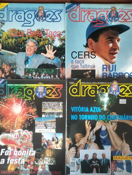 Antigas Revistas Dragões FC Porto