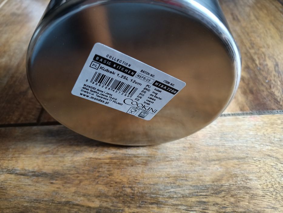 Kubek ze stali nierdzewnej 2 sztuki