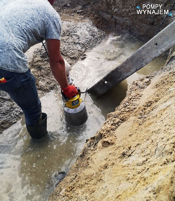 Pompa Wynajem pomp, zalanie powódź osuszanie pompa do wody brudnej