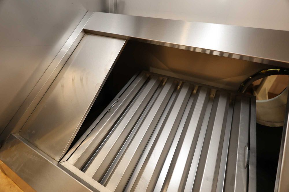 Hotte Industrial em Inox Completa