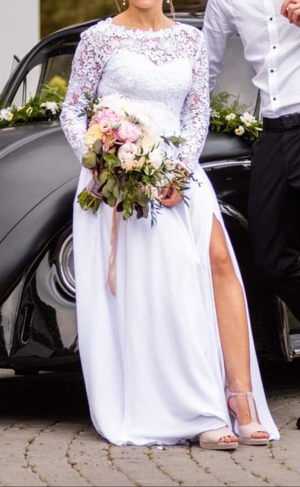 Suknia ślubna styl boho/rustykalny