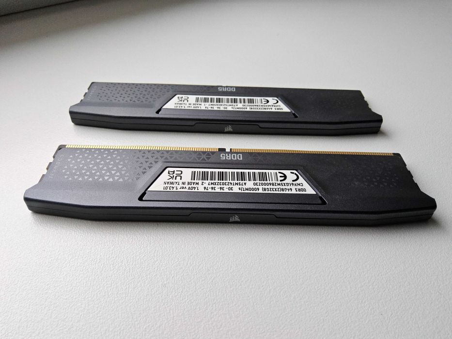 DDR5 64GB (2X32GB) Corsair Vengeance 6000 MHz