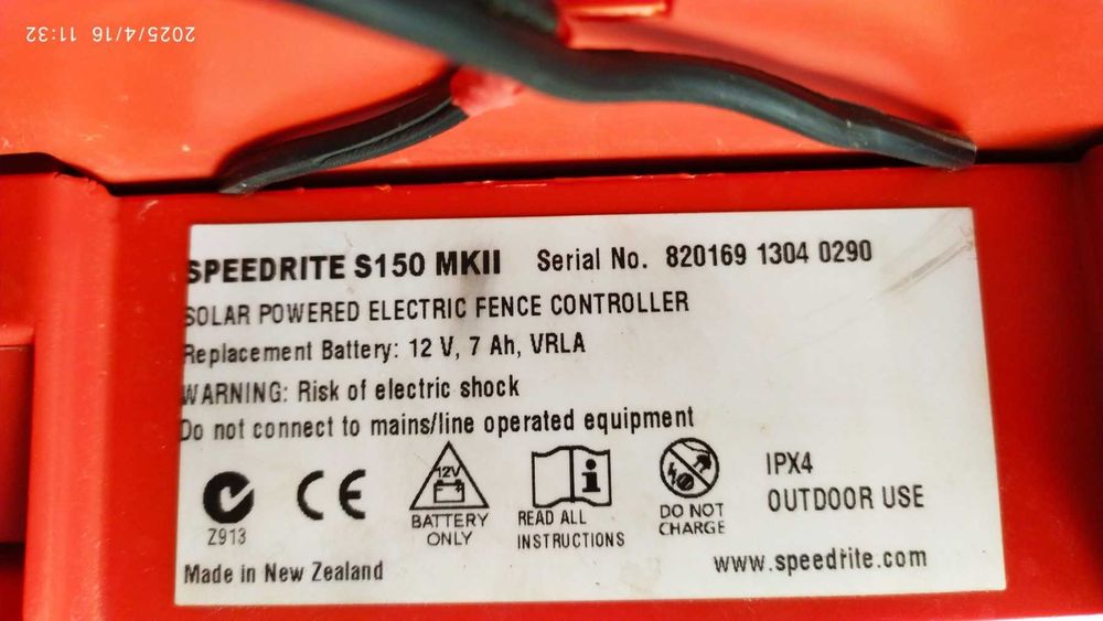 Електропастух SPEEDRITE S150 Генератор імпульсів для огорож пасовищ