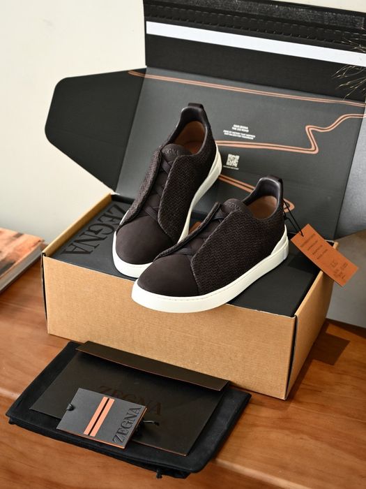 Чоловічі кеди Zegna 39-46 Натуральні матеріали | Преміум якість