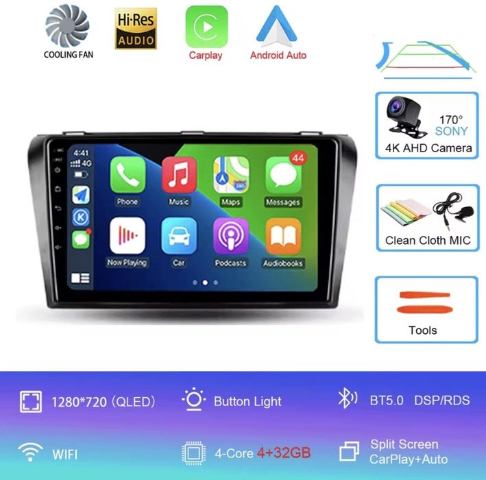 Radio android 15 para mazda 3 03-09